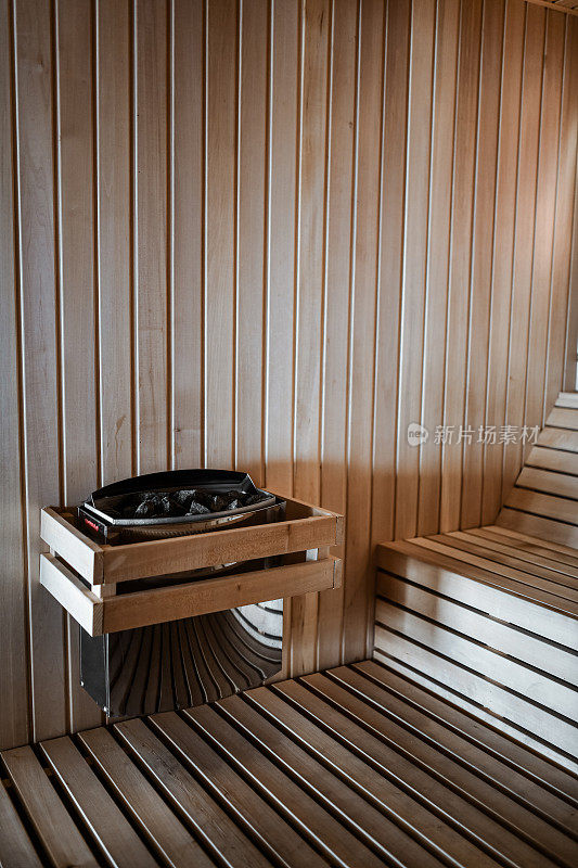 A Perfect Depiction Of Hot Wooden Sauna